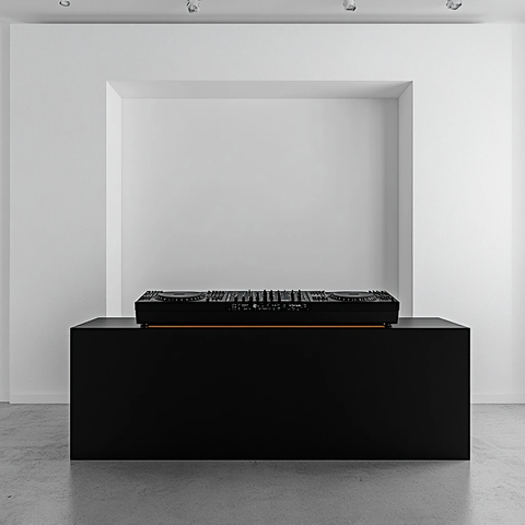 DJ 控制台前后视角