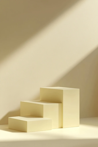 黄色矩形平台背景