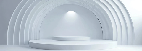 简约几何线条中心空白