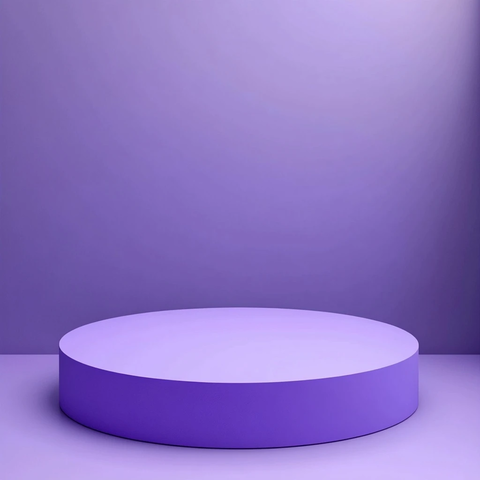 紫色圆柱展示台背景