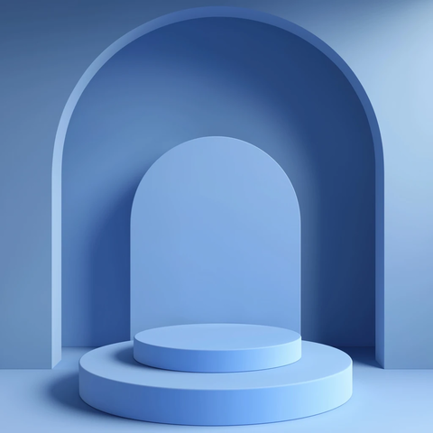 蓝色讲台产品展示