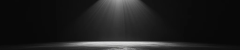 聚光灯下的空旷地板
