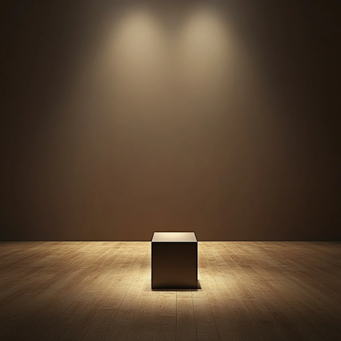 小讲台放在木地板上