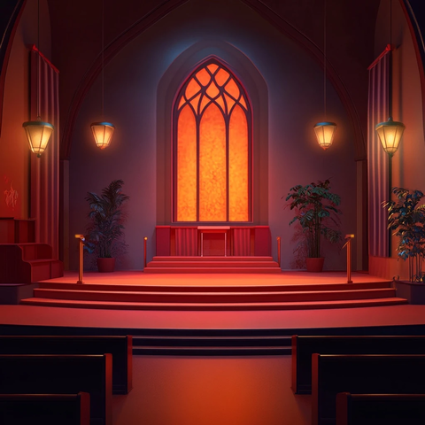 教堂舞台动画