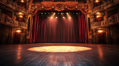 剧院舞台红幕
