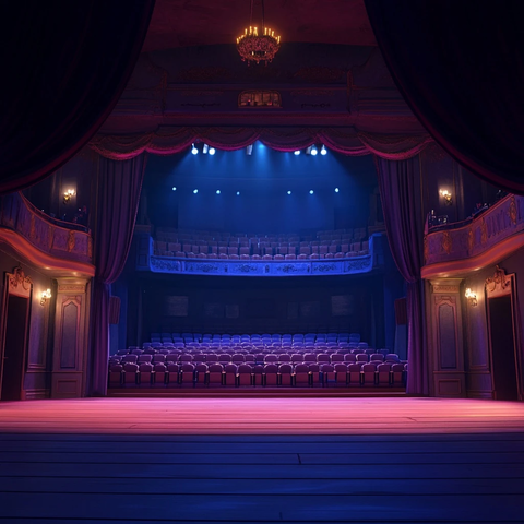 舞台视角看剧院座位
