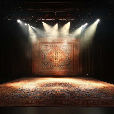 伊斯兰地毯舞台灯光