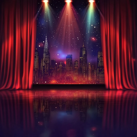 舞台剧海报背景