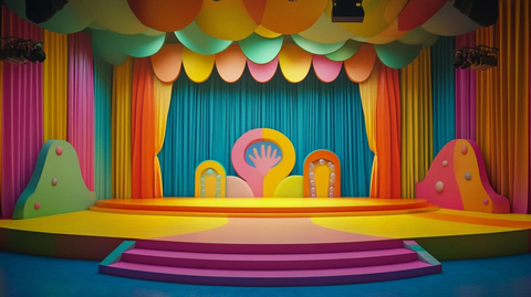 儿童表演舞台装饰