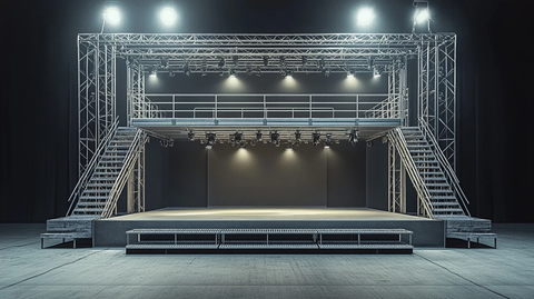 双层金属舞台结构