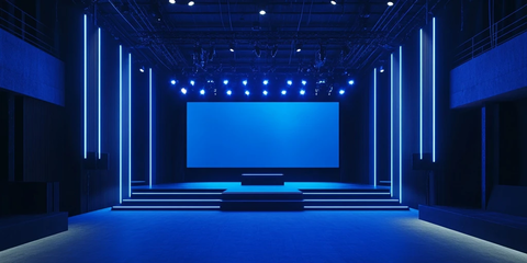 舞台框架与屏幕背景