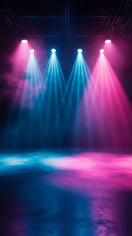 简单照明舞台材料