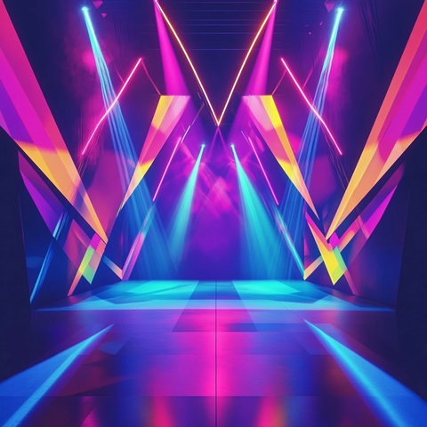 舞台背景灯光秀