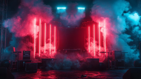 赛博朋克舞台灯光