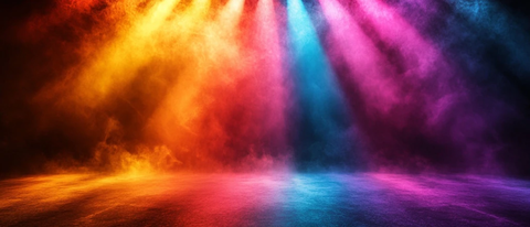 彩色聚光灯效果