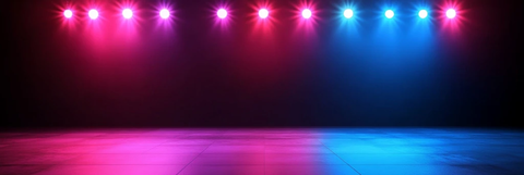 抖音粉蓝光点背景