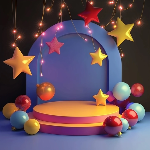 儿童节颁奖台