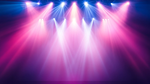 舞台掌声与微笑