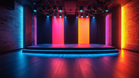 专业摄影棚灯光舞台