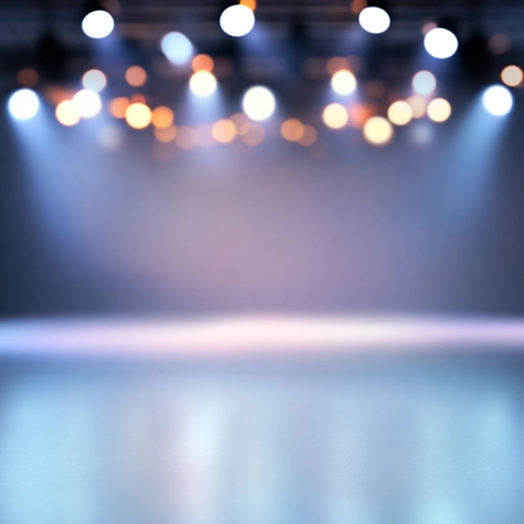 模糊背景技术灯光