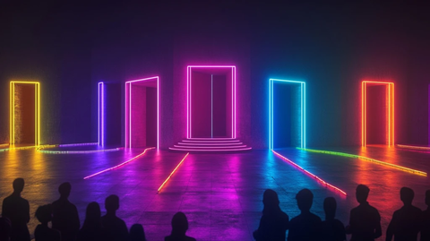 霓虹门舞台表演