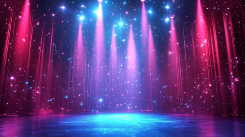 舞台背景灯光效果