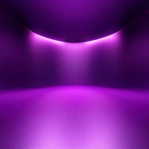 紫色清洁工作室夜景