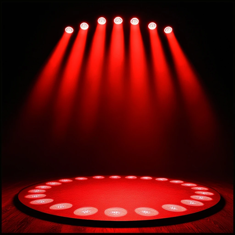 红圈背景灯光音乐会