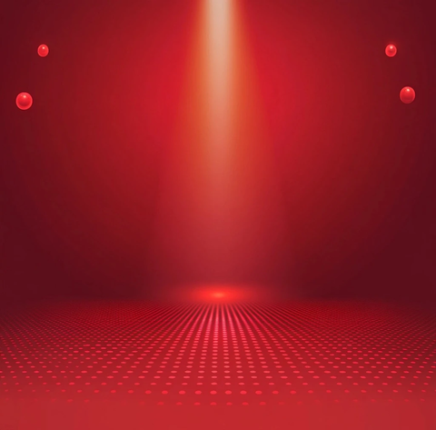 红色光束中心对称设计