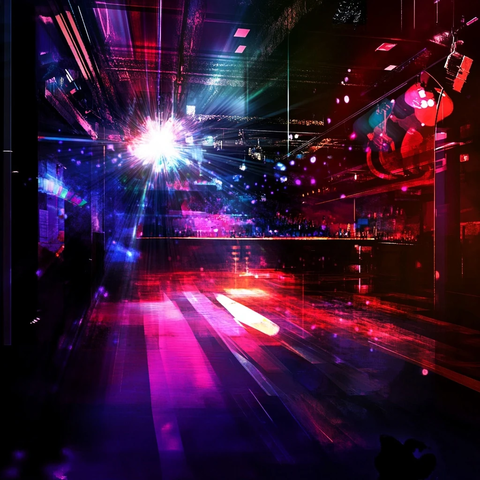 夜店派对背景