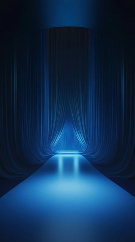 蓝光渐变舞台