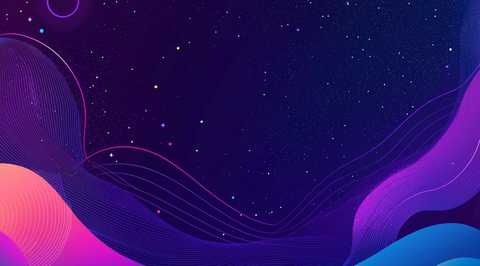 紫色渐变背景几何图形