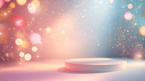 粉色与米色背景