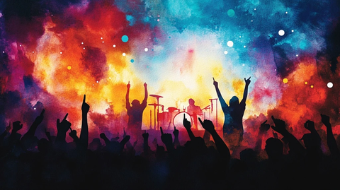 夏季户外音乐节剪影