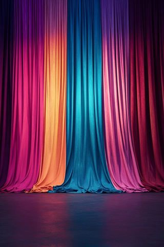 舞台彩色幕布