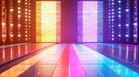 彩虹灯光舞台