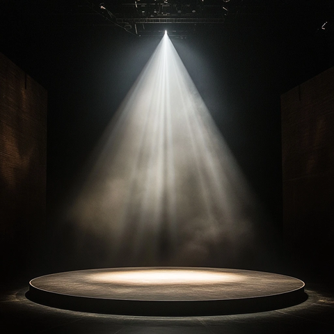 舞台中心聚光灯