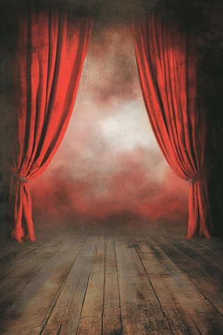 红幕拉开舞台