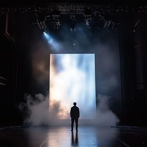 垂直屏幕舞台效果