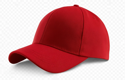 红色棒球帽