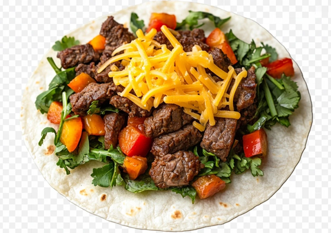 牛肉芝士蔬菜卷