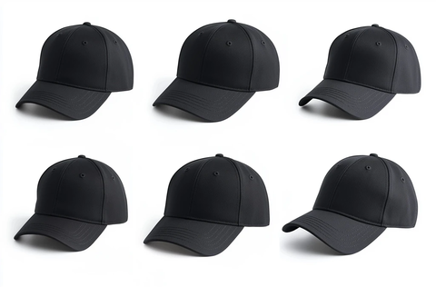 黑色棒球帽多角度展示