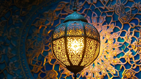灯笼与伊斯兰几何图案