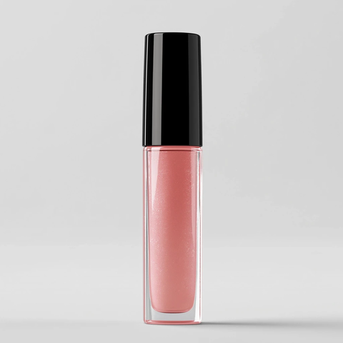 粉色玻璃唇膏