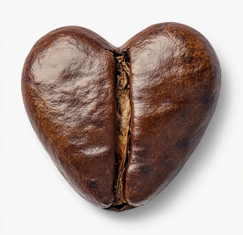 心形咖啡豆