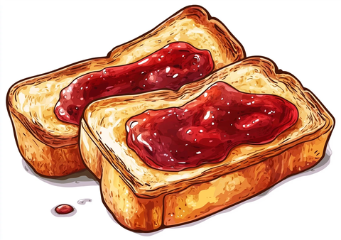 果酱吐司