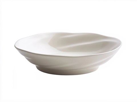 白色盘子透明背景