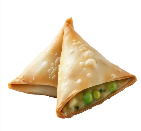 萨摩萨与蚕豆馅