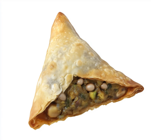 萨摩萨与蚕豆馅