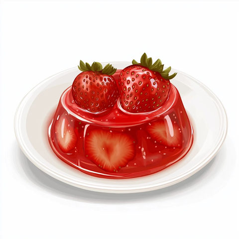 草莓果冻